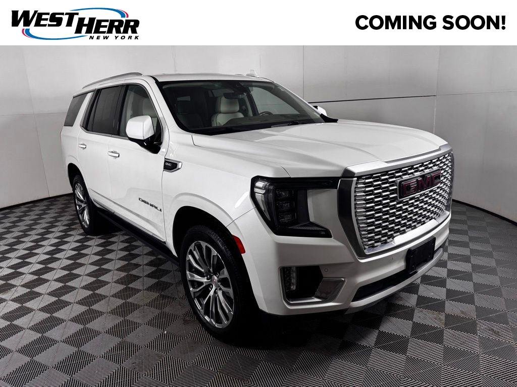 Used 2021 White Frost GMC Denali image 1
