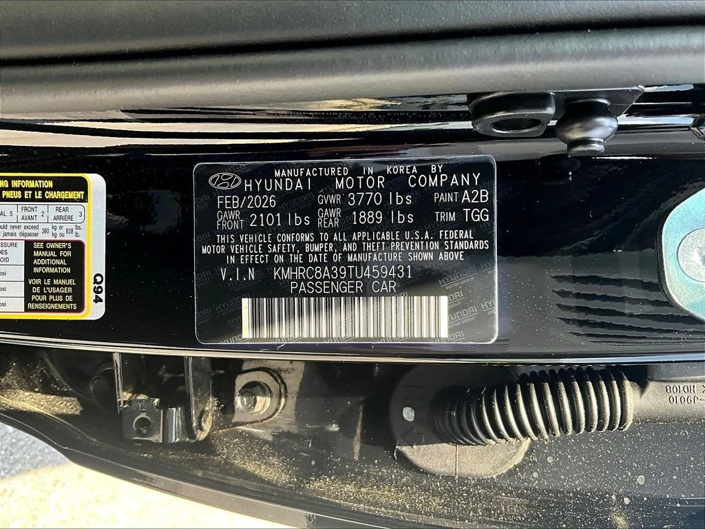 New 2026 Black Hyundai SEL image 8