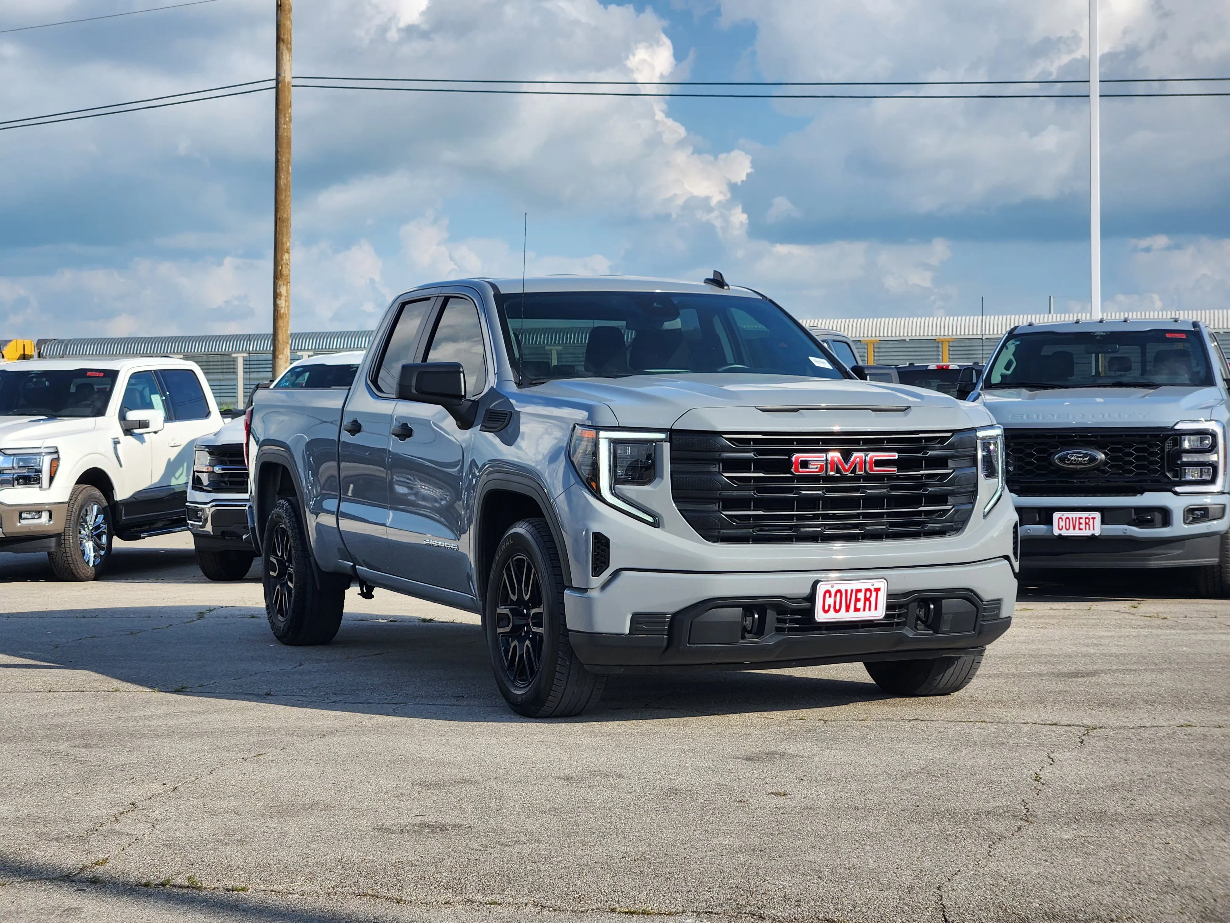 Used 2024 Thunderstorm Gray GMC Pro image 3