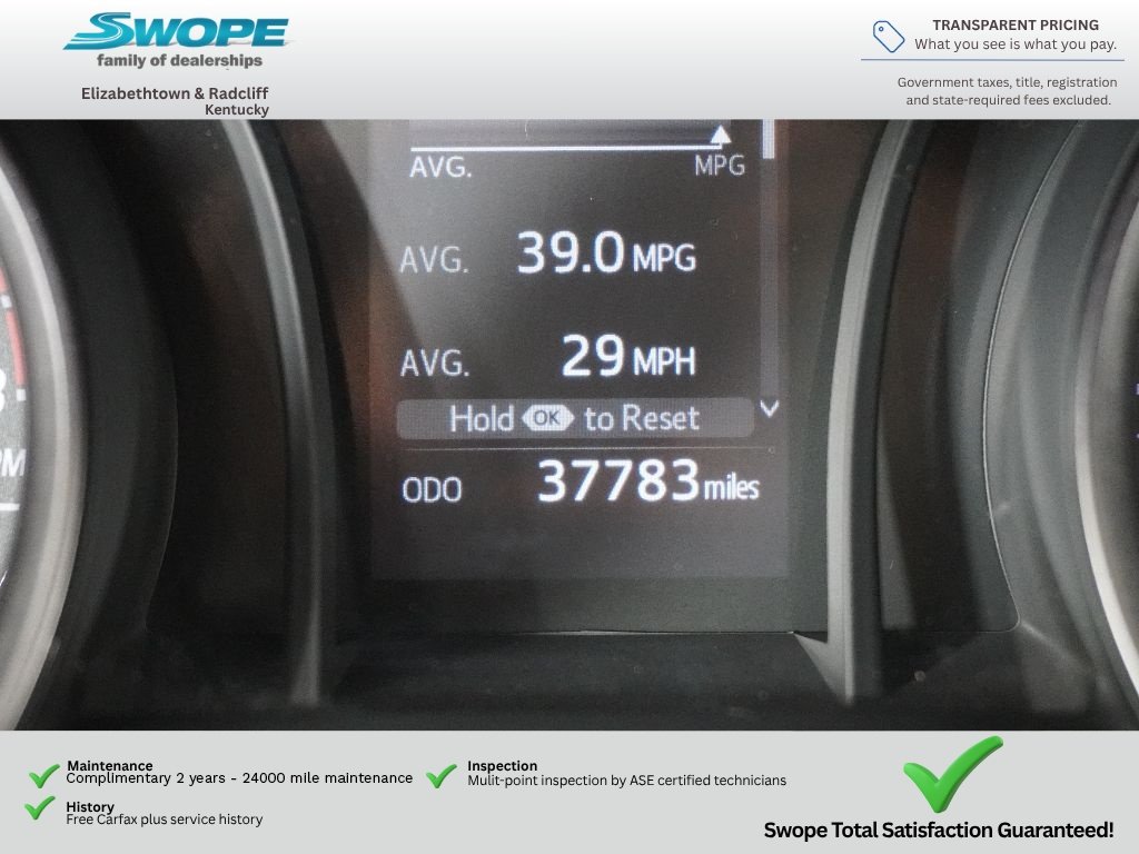 Used 2023 Reservoir Blue Toyota SE Nightshade image 18