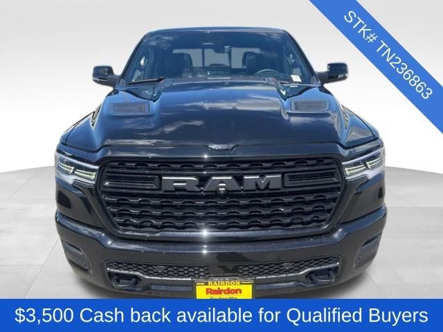 New 2026 Diamond Black Crystal Pearl-Coat Exterior Paint RAM Limited image 2