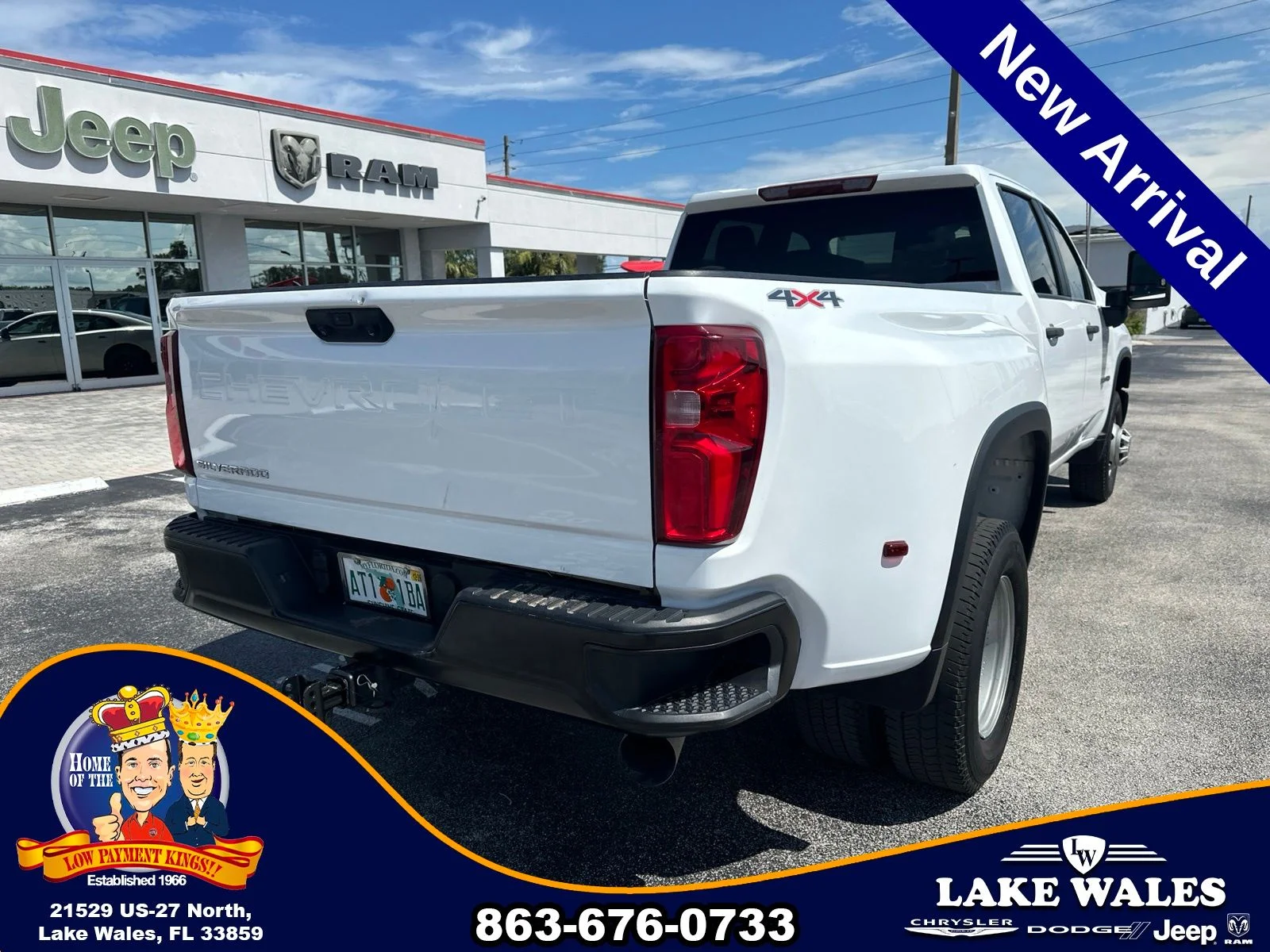 Used 2024 White Chevrolet Work Truck image 3