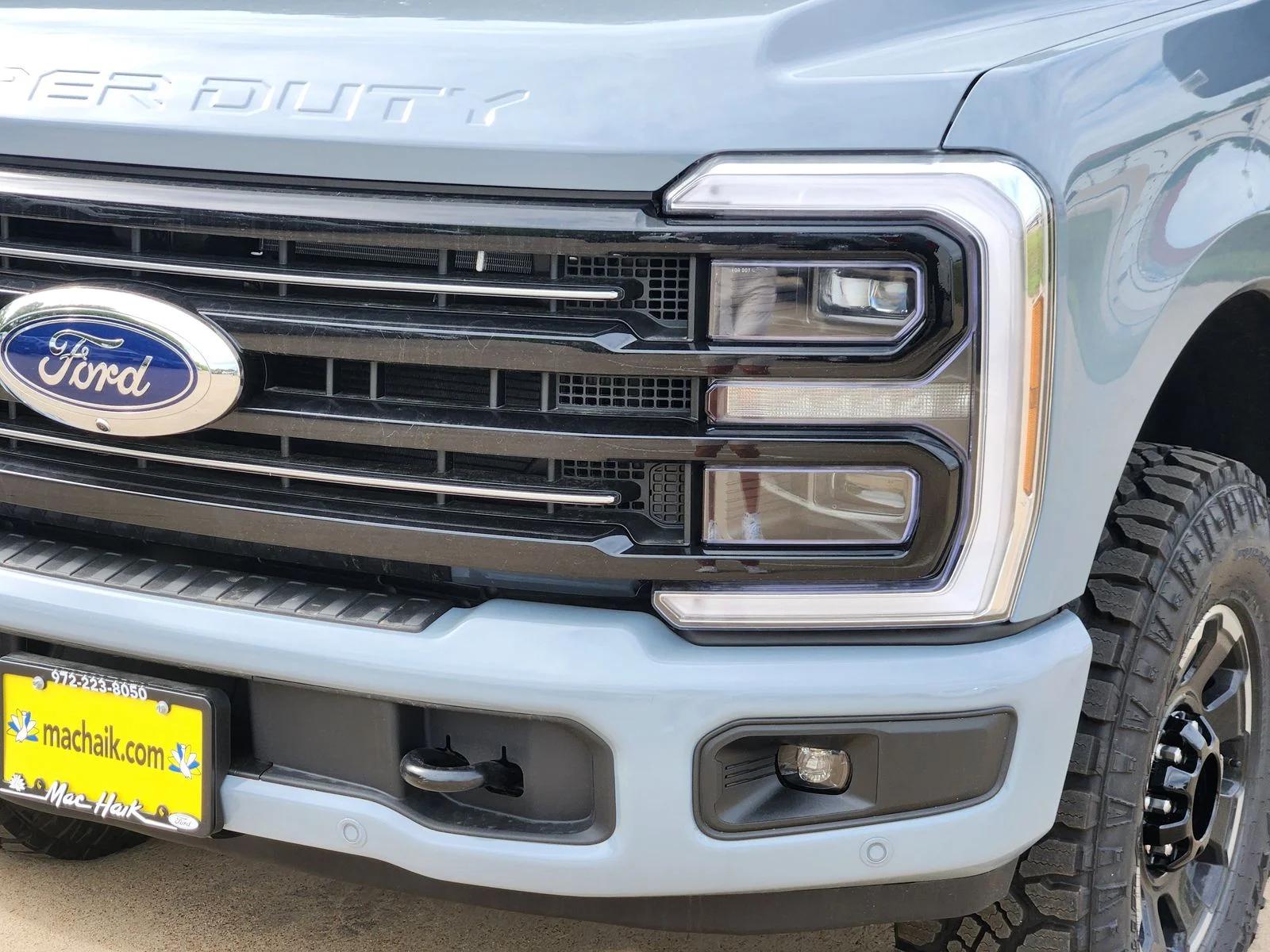 New 2026 Glacier Gray Metallic Tri-Coat Ford F-250® Platinum® image 5