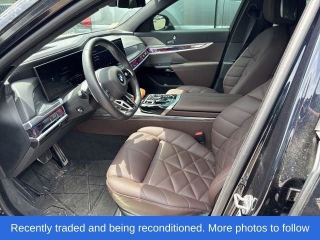 Used 2025 Black BMW 740i xDrive image 2