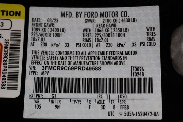 Used 2023 Black Ford Outer Banks image 29