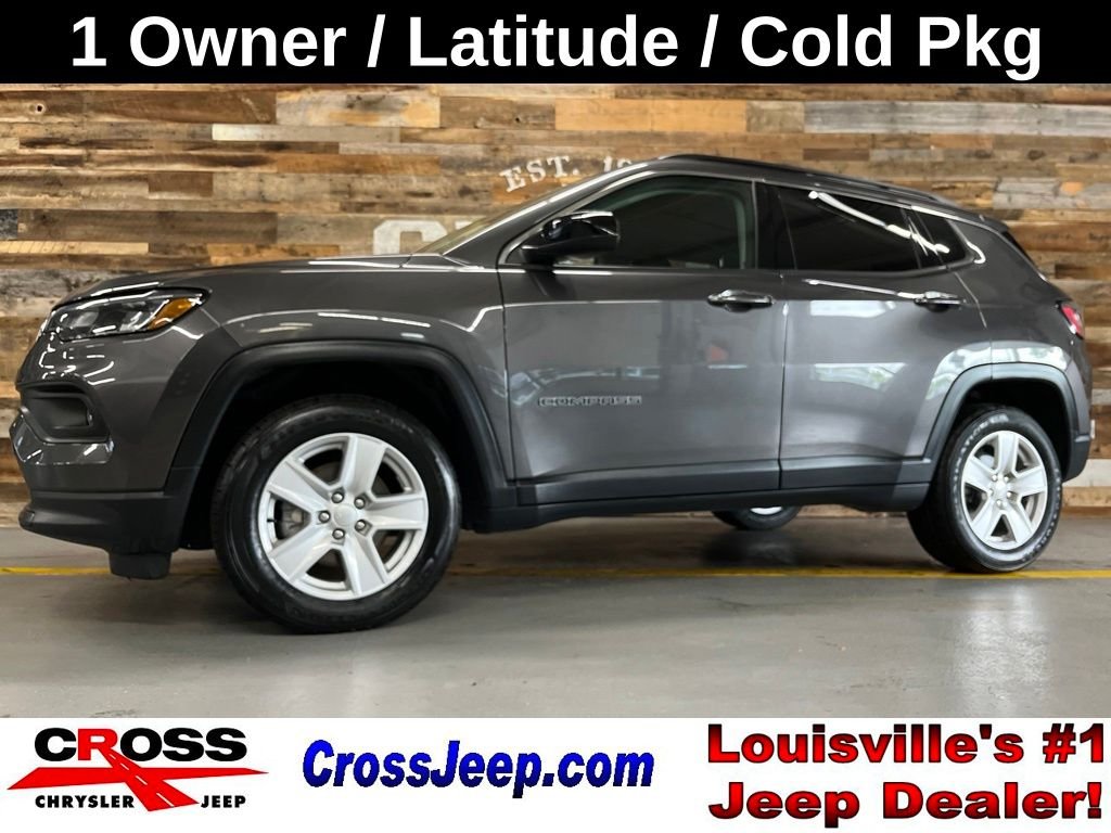 Used 2022 Crystal Metallic Jeep Latitude image 1