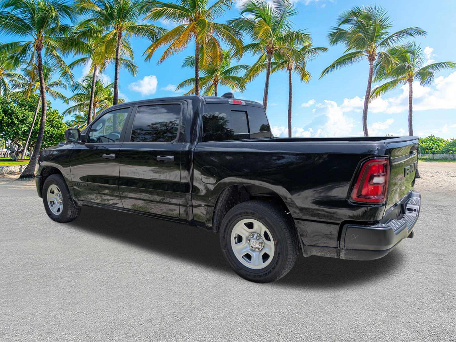 New 2026 Diamond Black Crystal Pearl-Coat Exterior Paint RAM Tradesman image 6