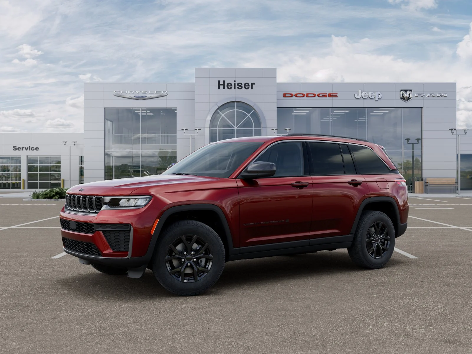New 2026 Velvet Red Pearl-Coat Exterior Paint Jeep Altitude image 28