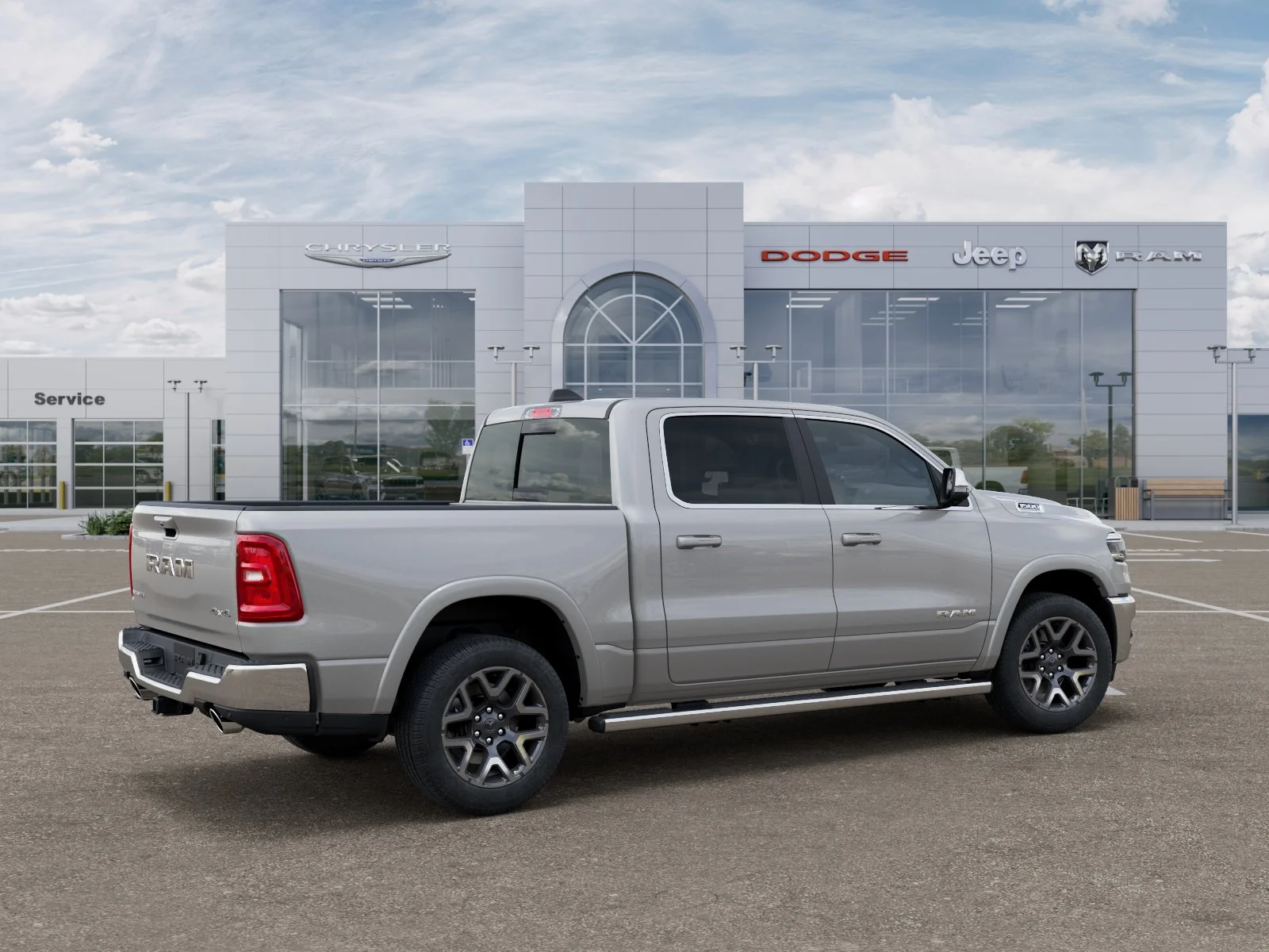 New 2027 Silver Zynith Exterior Paint RAM Laramie image 4