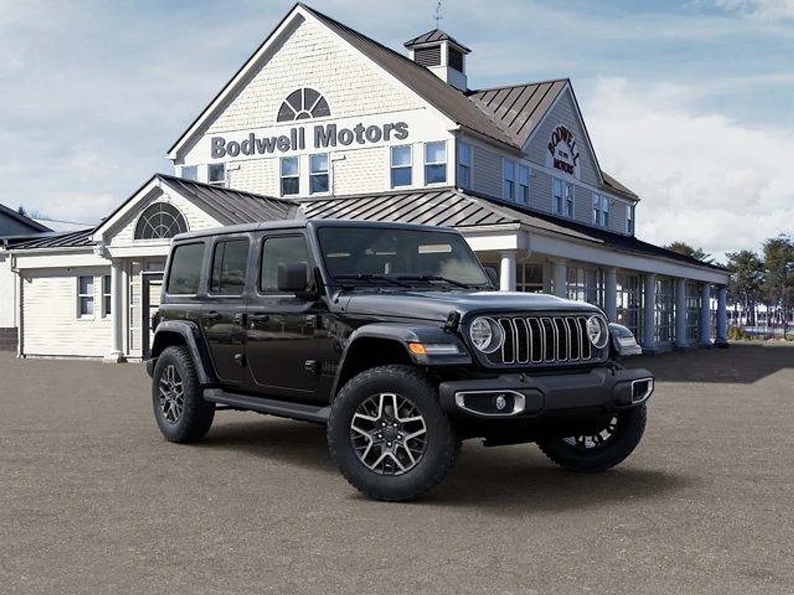 New 2026 Black Clear-Coat Exterior Paint Jeep 4-Door Sahara 4x4 image 5