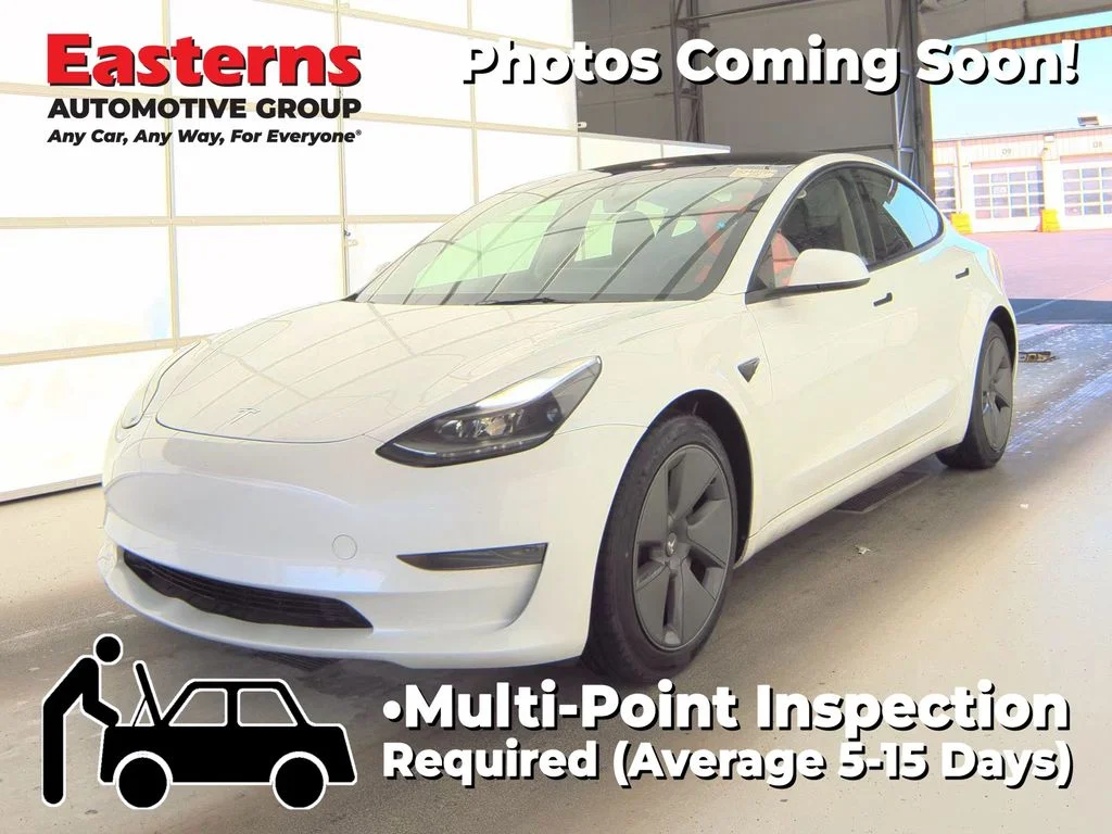 Used 2023 White Tesla Base image 1