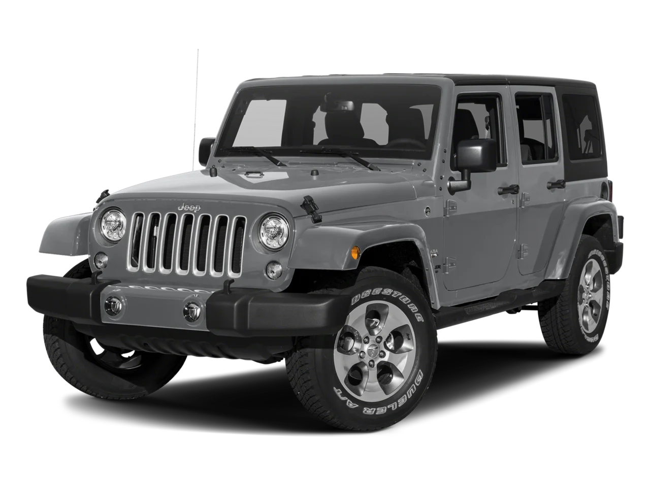 Used 2017 Billet Silver Metallic Clearcoat Jeep Sahara 4x4 image 1