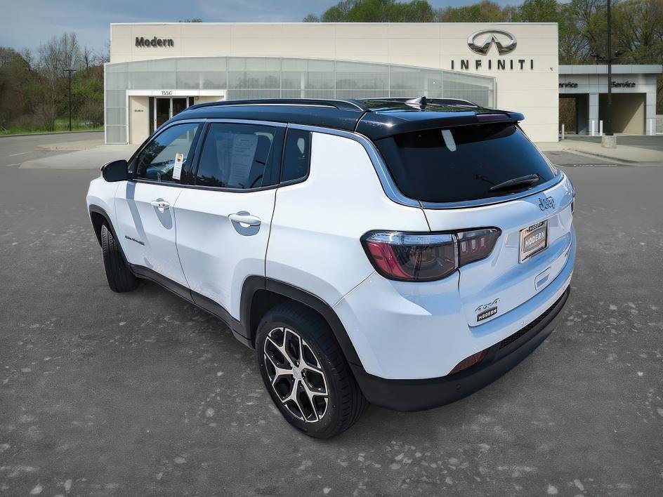 Used 2024 Bright White Clearcoat Jeep Limited image 5