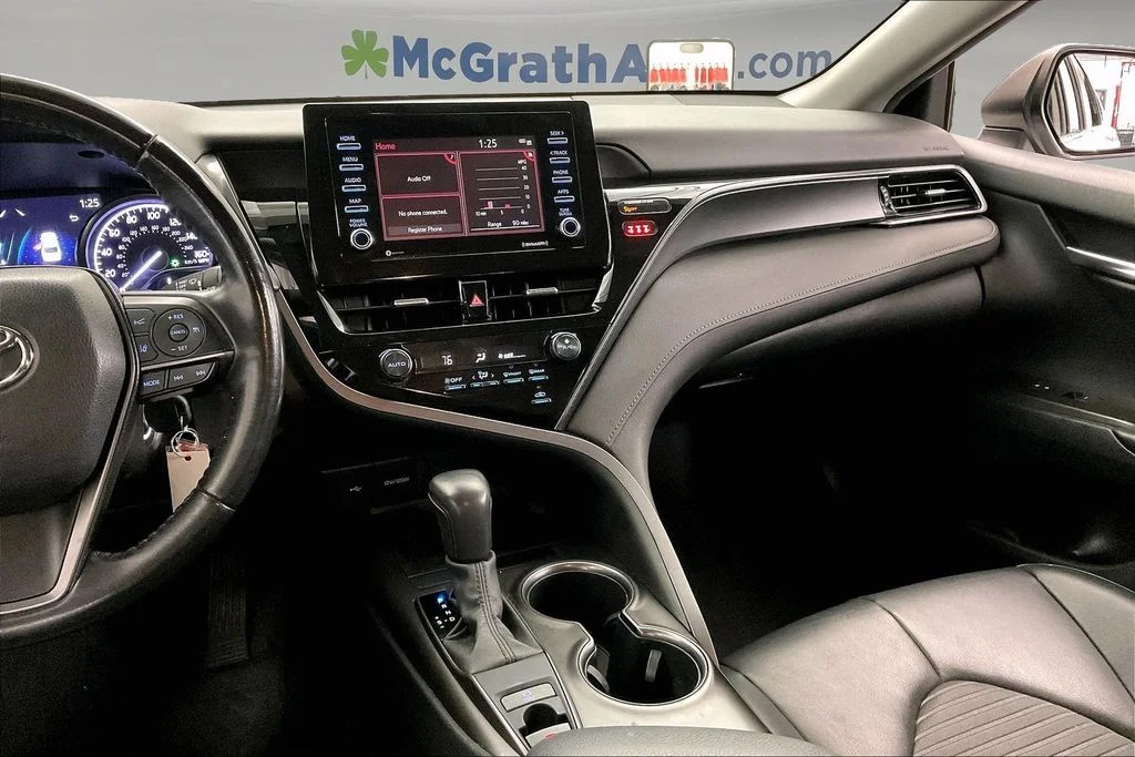 Certified Used 2021 White Toyota SE image 9
