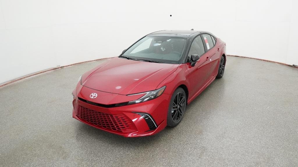 New 2026 Supersonic Red with Midnight Black Metallic roof Toyota XSE image 26
