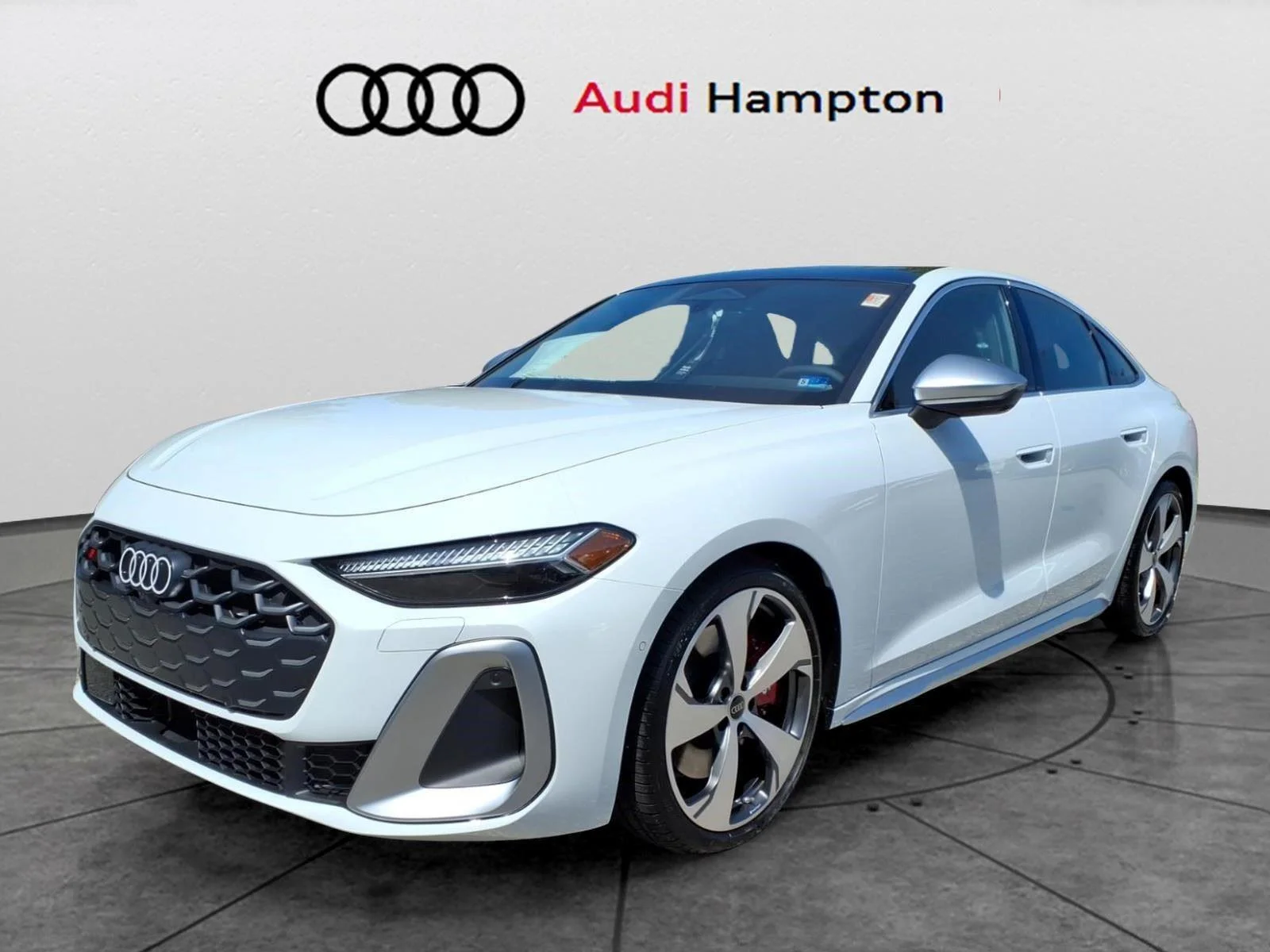 New 2026 Glacier White Metallic Audi Premium Plus image 1