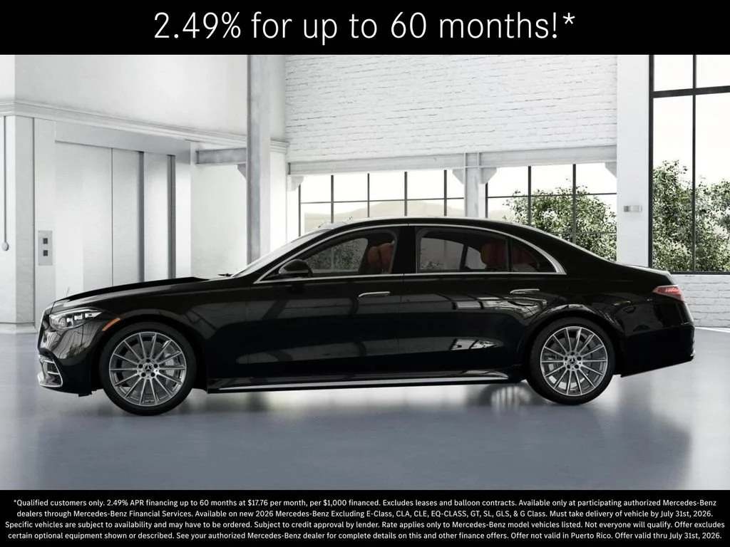 New 2026 Obsidian Black Metallic Mercedes-Benz S 580 image 77