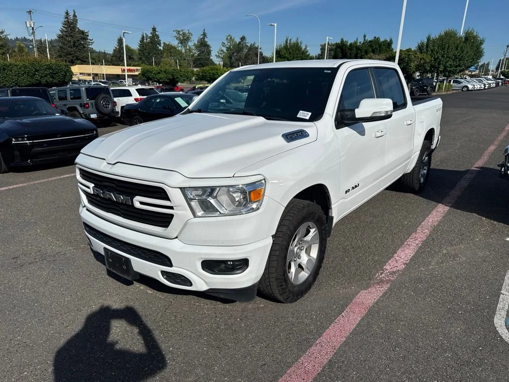 Used 2021 Bright White Clearcoat Ram Big Horn/Lone Star image 3