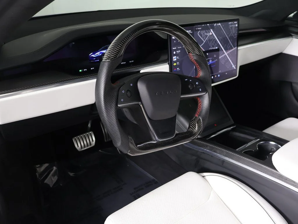 Used 2023 Blue Tesla Plaid image 28