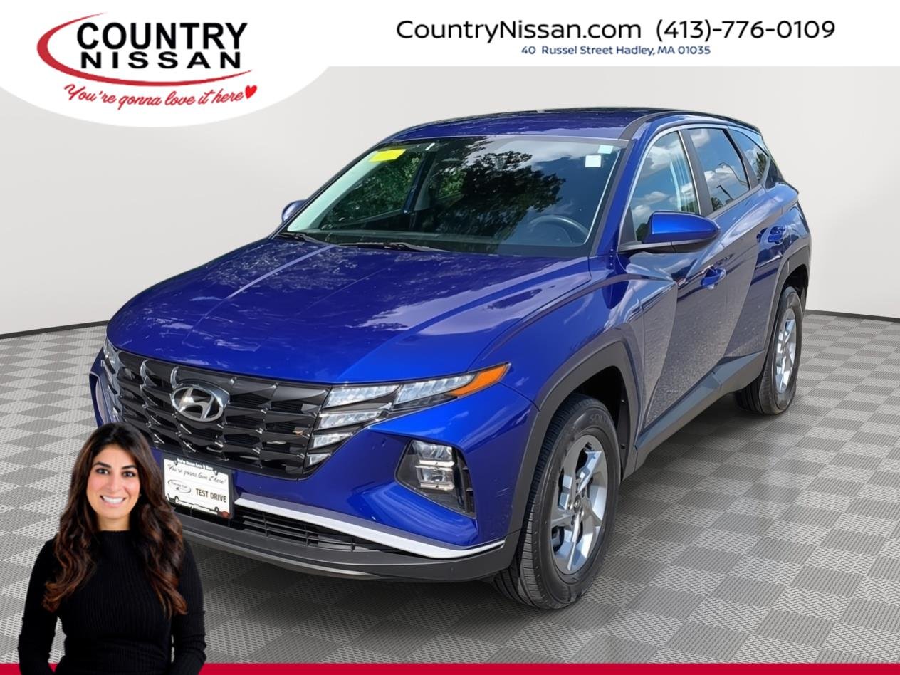 Used 2022 Intense Blue Hyundai SE image 1