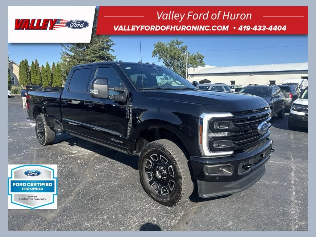 Used 2025 Black Metallic Ford Platinum image 1