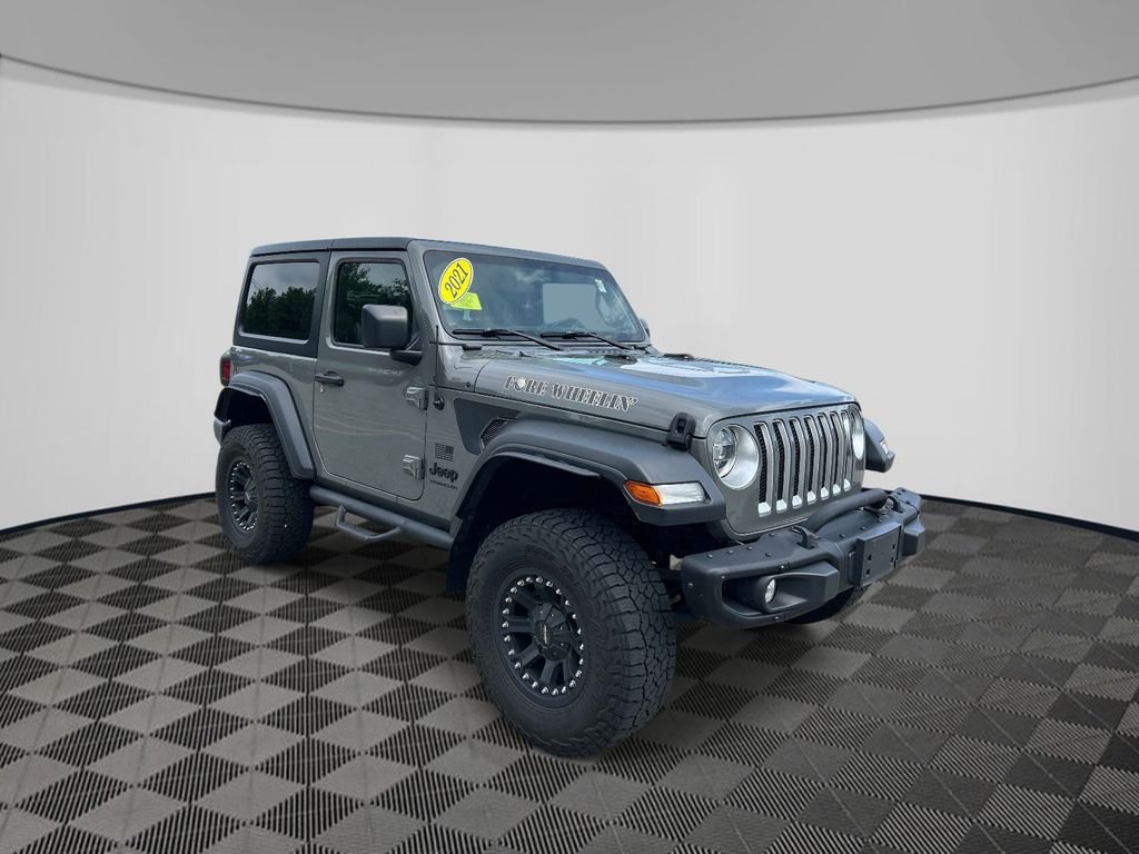 Used 2021 Gray Jeep Sport image 7