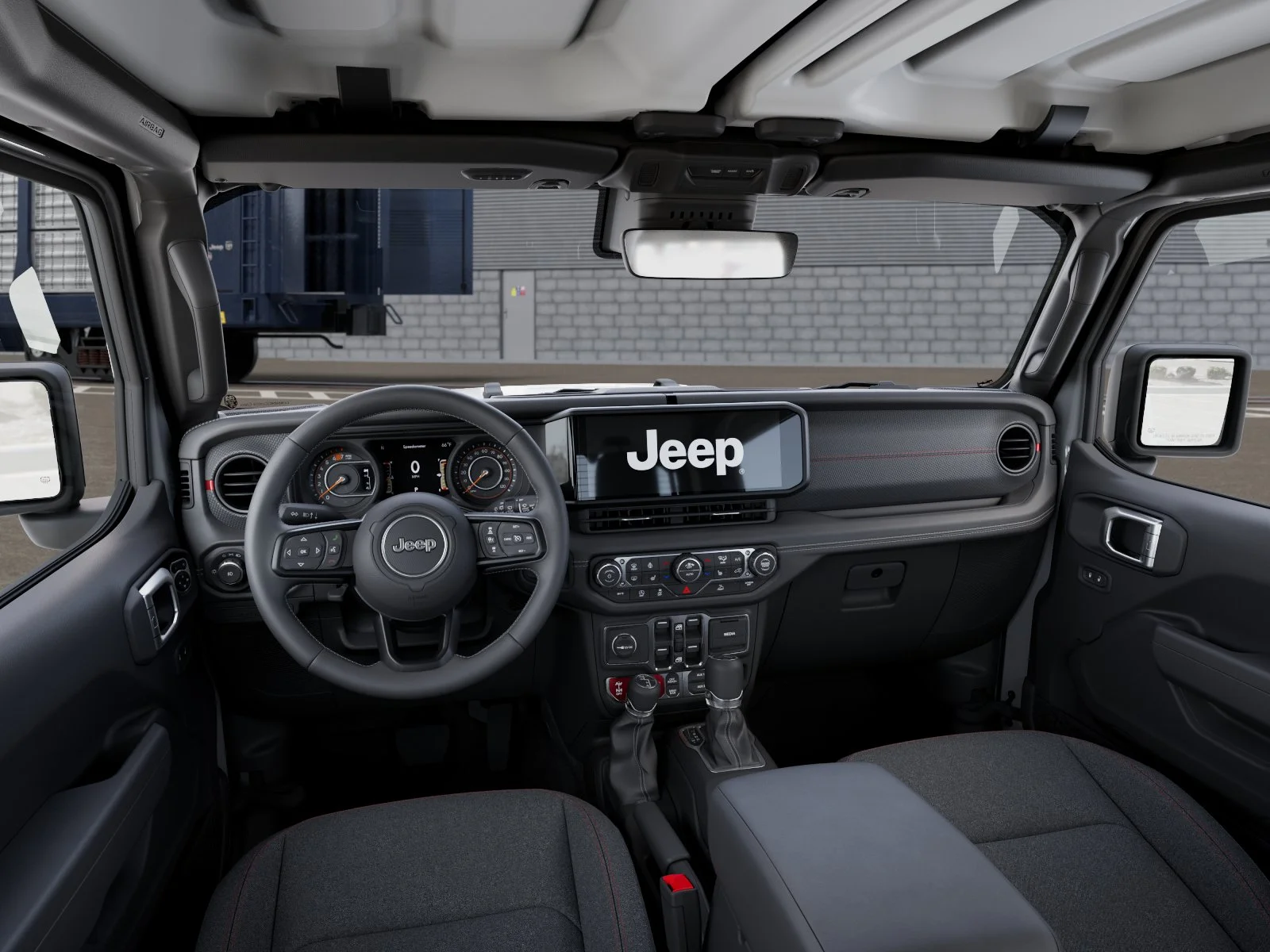 New 2026 Bright White Clear-Coat Exterior Paint Jeep Rubicon image 23