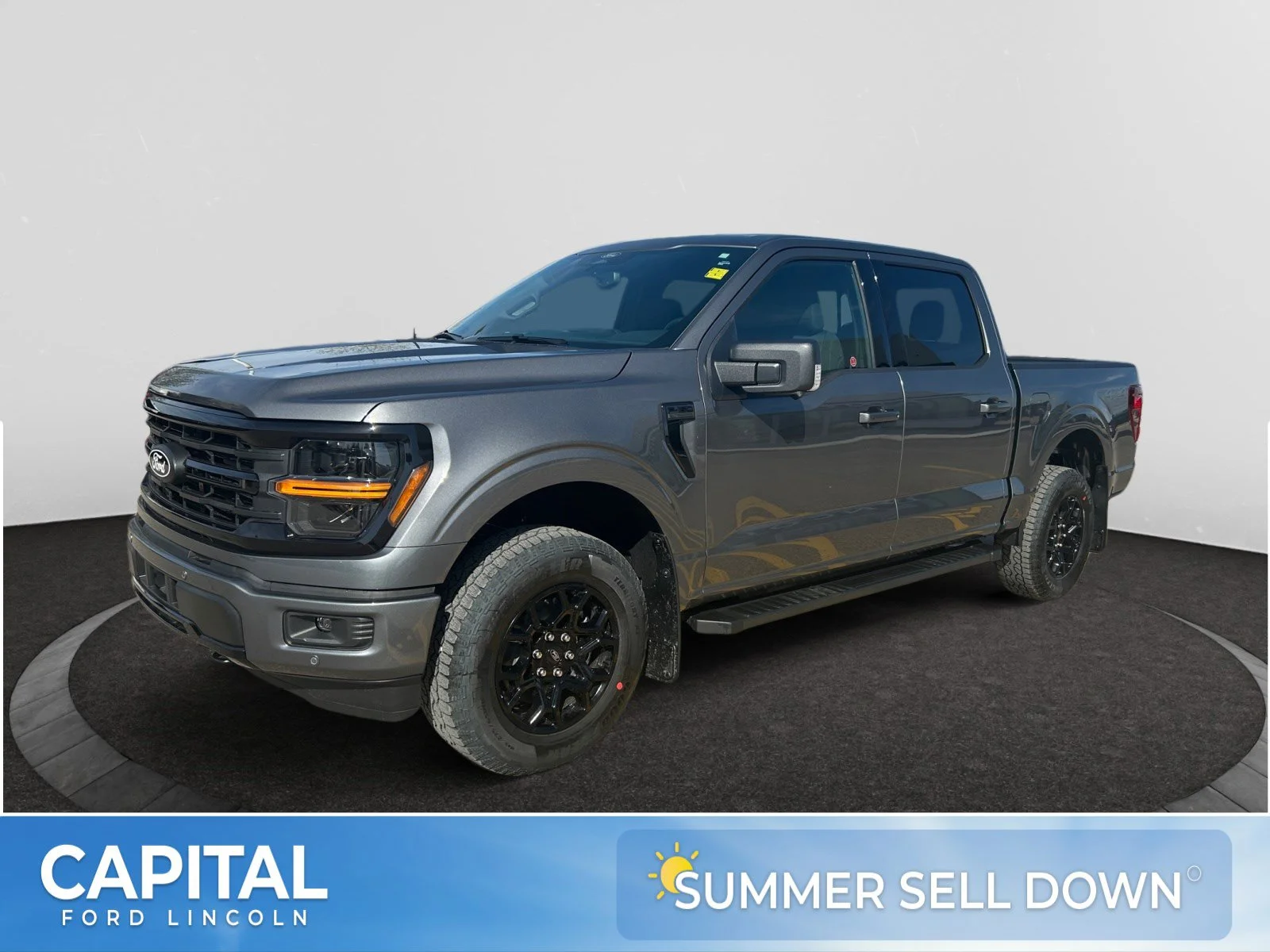 New 2026 Carbonized Grey Metallic Ford XLT image 1
