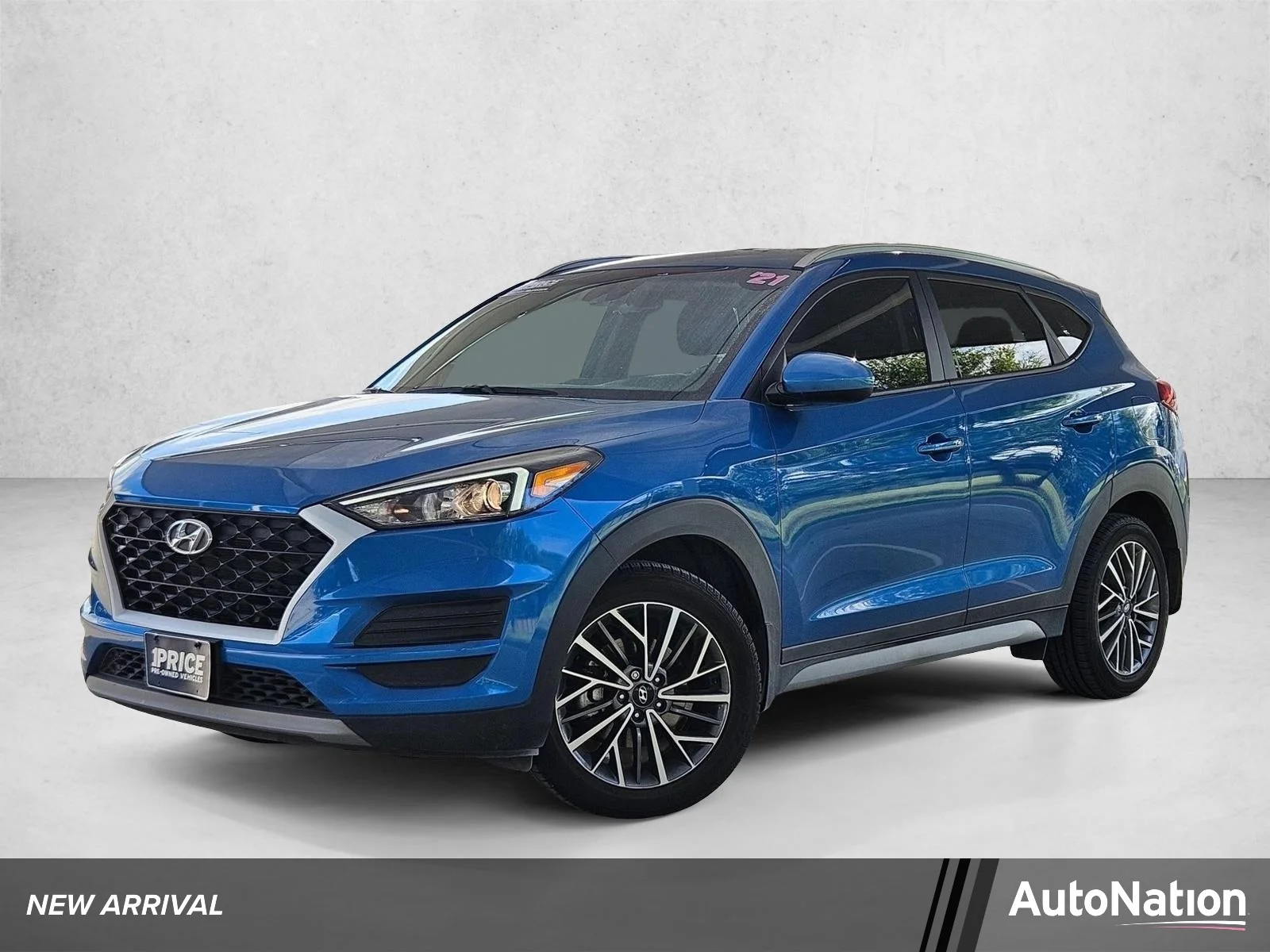 Used 2021 Aqua Blue Hyundai SEL image 1