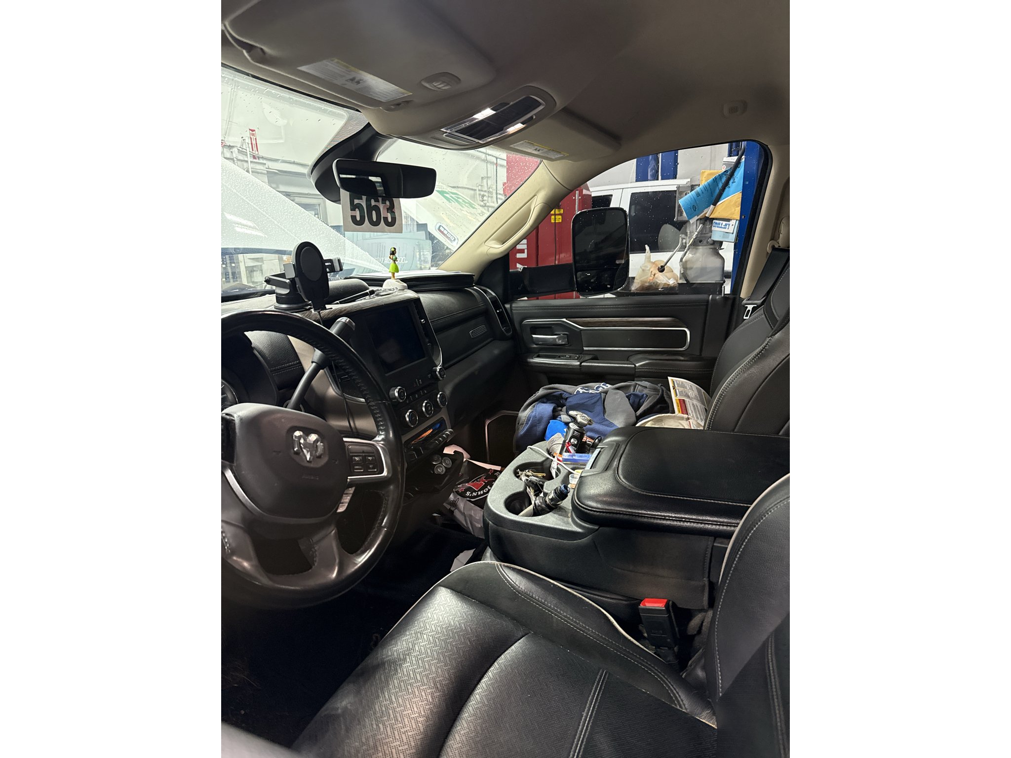 Used 2020 Bright White Clearcoat Ram Laramie image 7