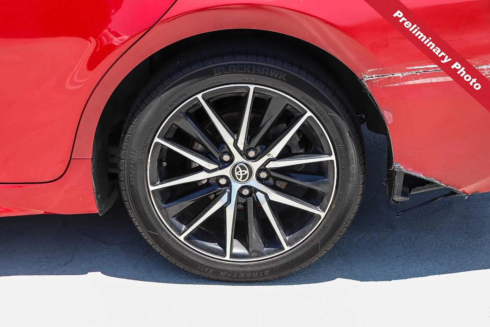 Used 2021 Supersonic Red Toyota SE image 12
