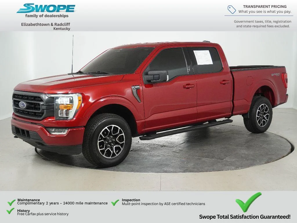 Certified Used 2022 Red Ford XLT image 10