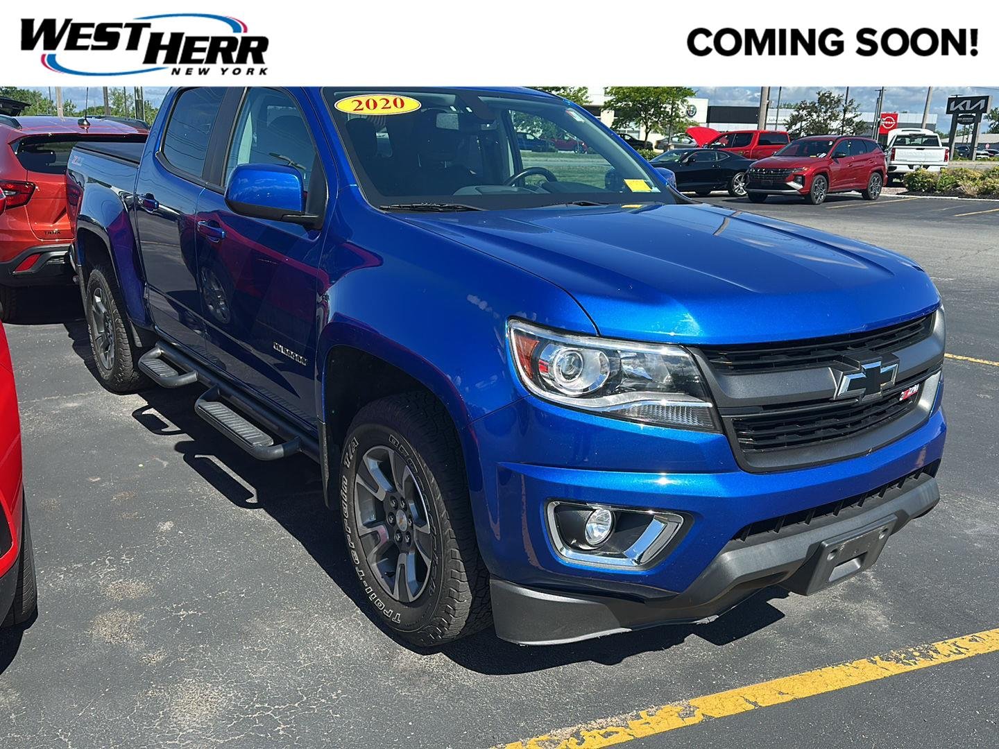 Used 2020 Kinetic Blue Metallic Chevrolet 4WD Z71 image 1