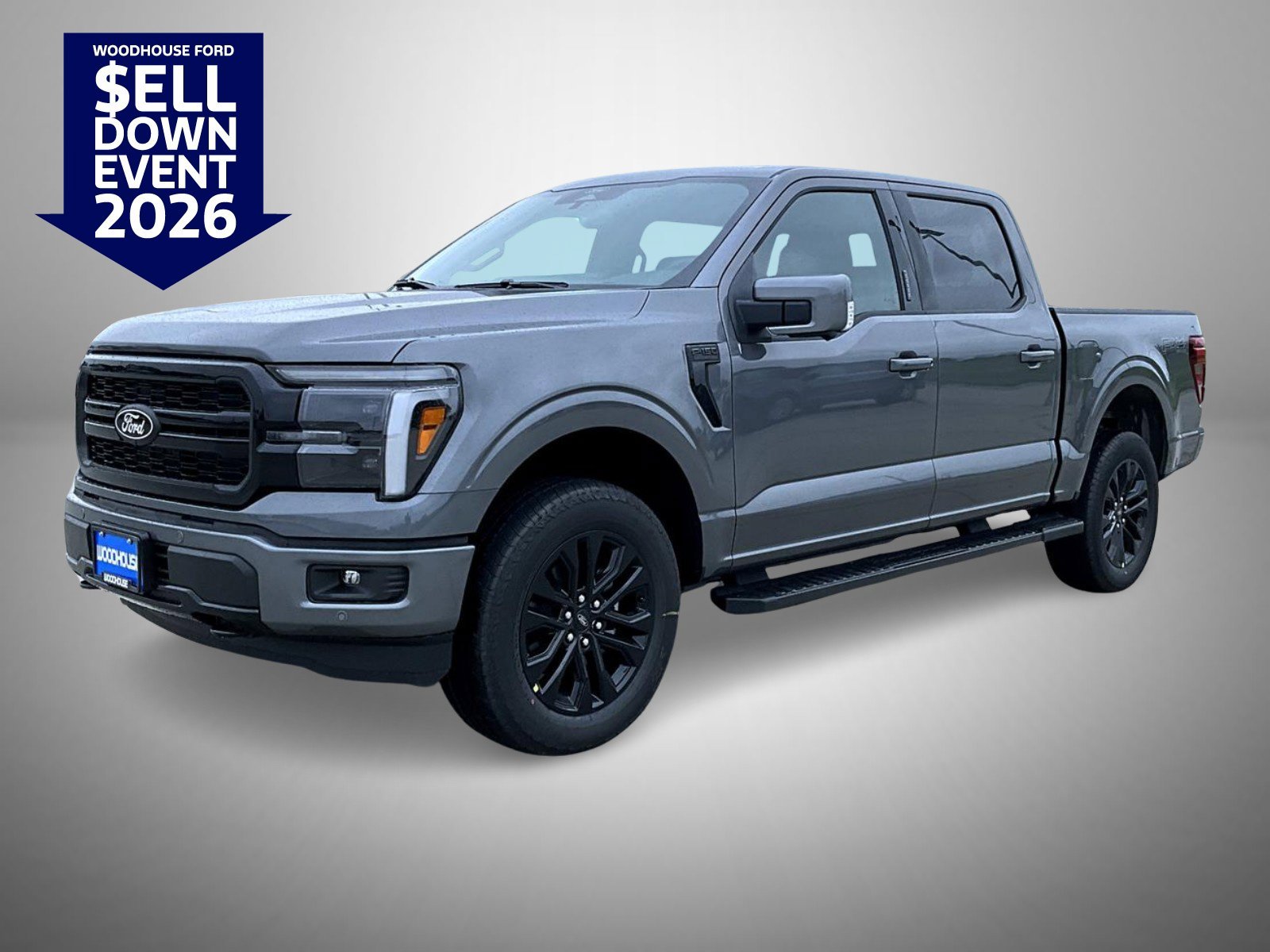 New 2026 Carbonized Gray Metallic Ford Lariat image 1