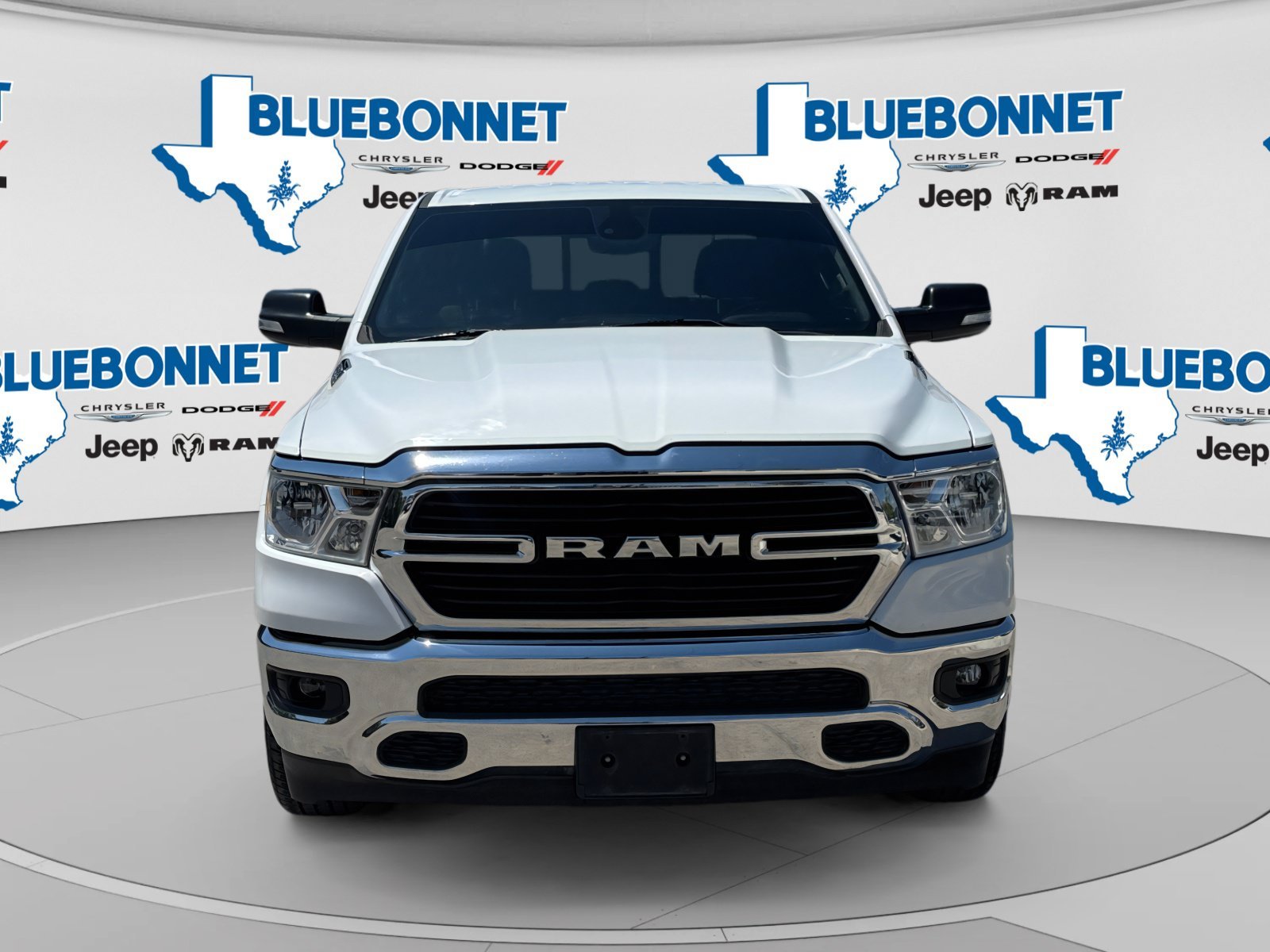 Used 2021 Bright White Clearcoat Ram Lone Star image 2
