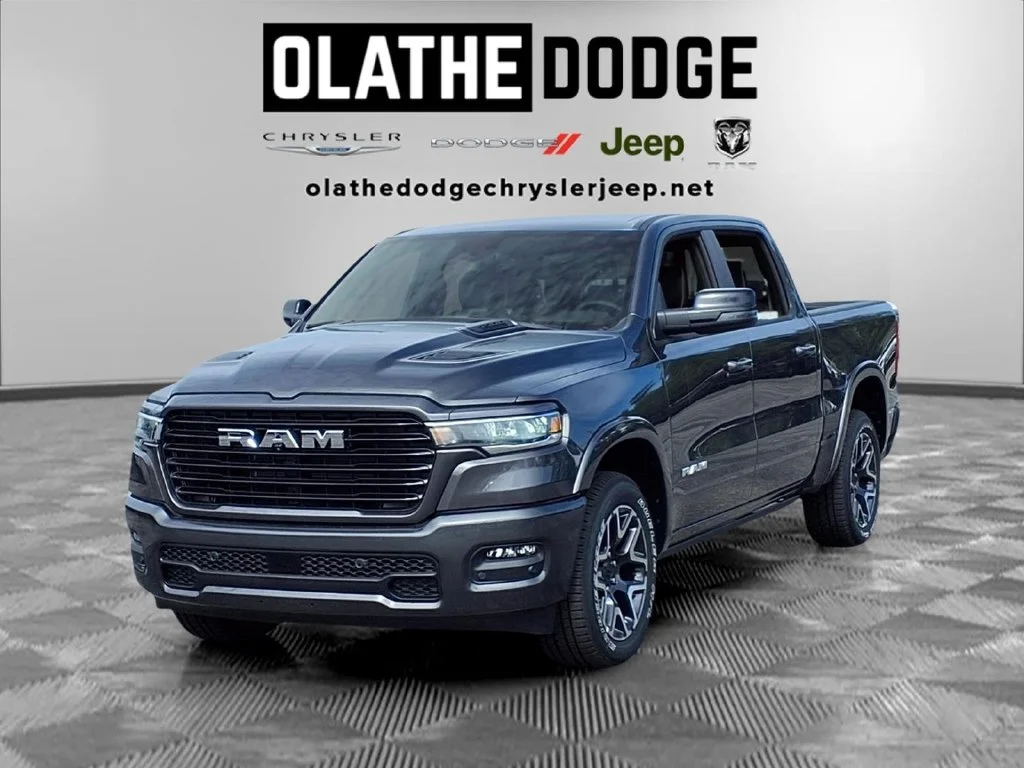 New 2026 Granite Crystal Metallic Clear-Coat Exterior Paint RAM Laramie image 1