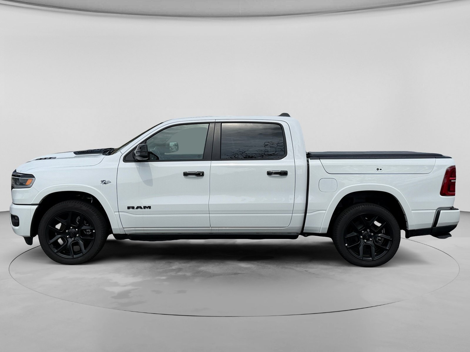 New 2026 Bright White Clear-Coat Exterior Paint RAM Limited 4x4 Crew Cab 5