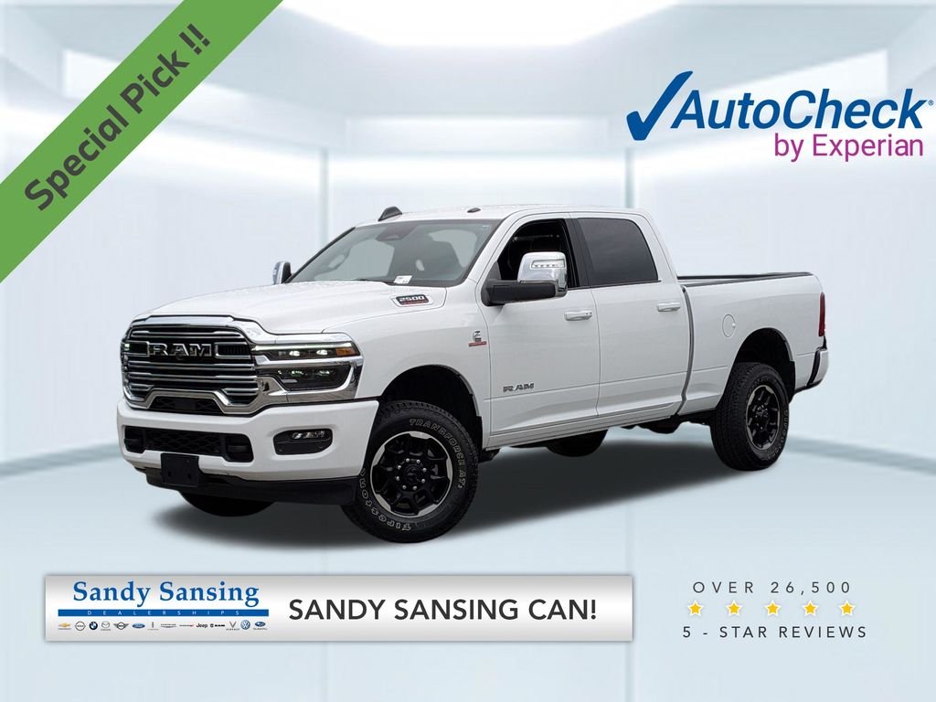 Used 2026 Bright White Clearcoat Ram Laramie image 1