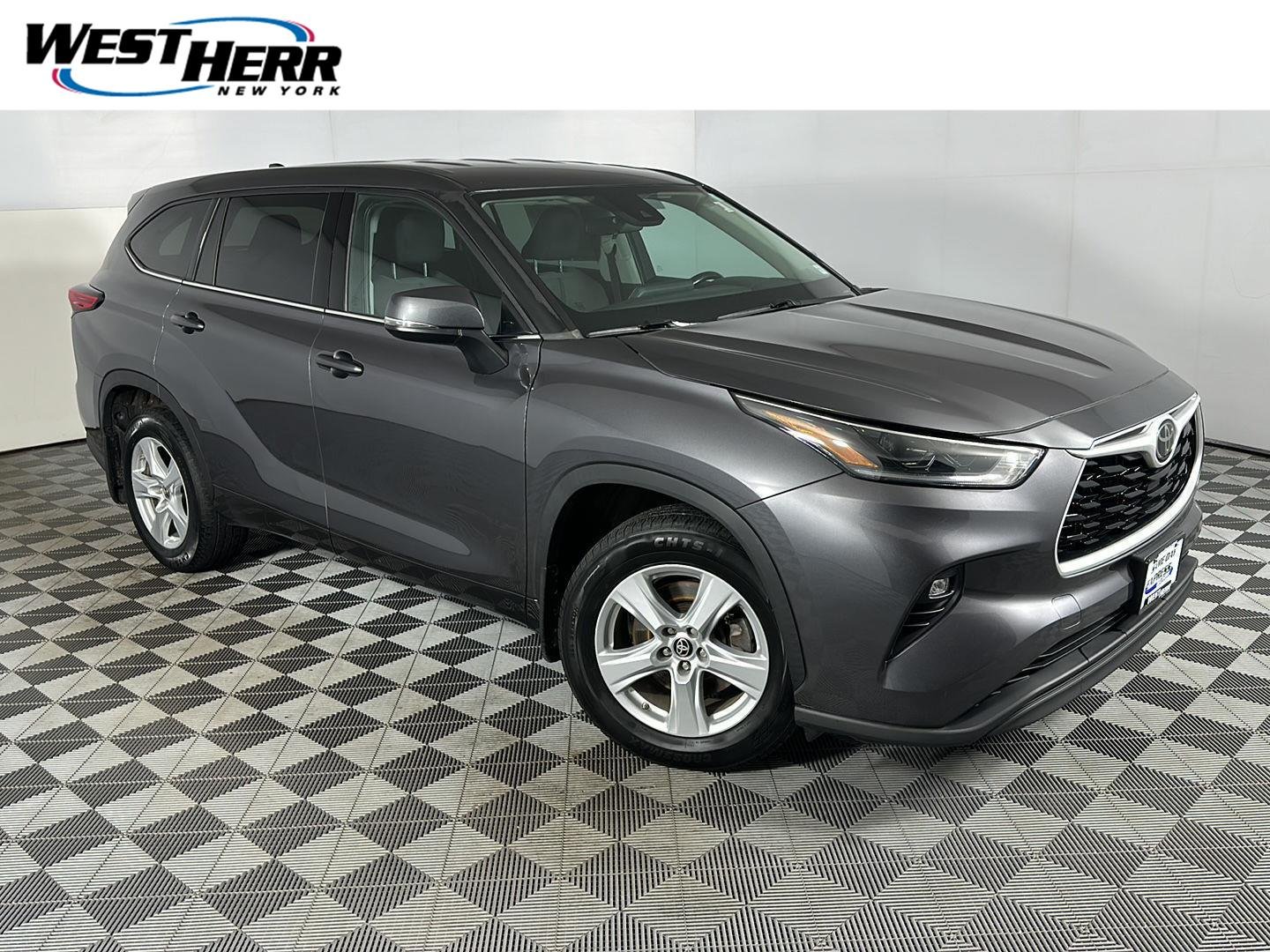 Used 2021 Magnetic Gray Metallic Toyota LE image 1