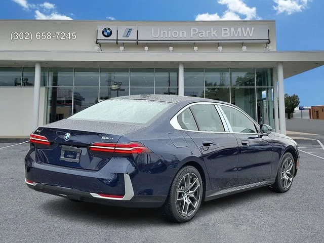 Used 2026 Tanzanite Blue II Metallic BMW 530i xDrive image 4