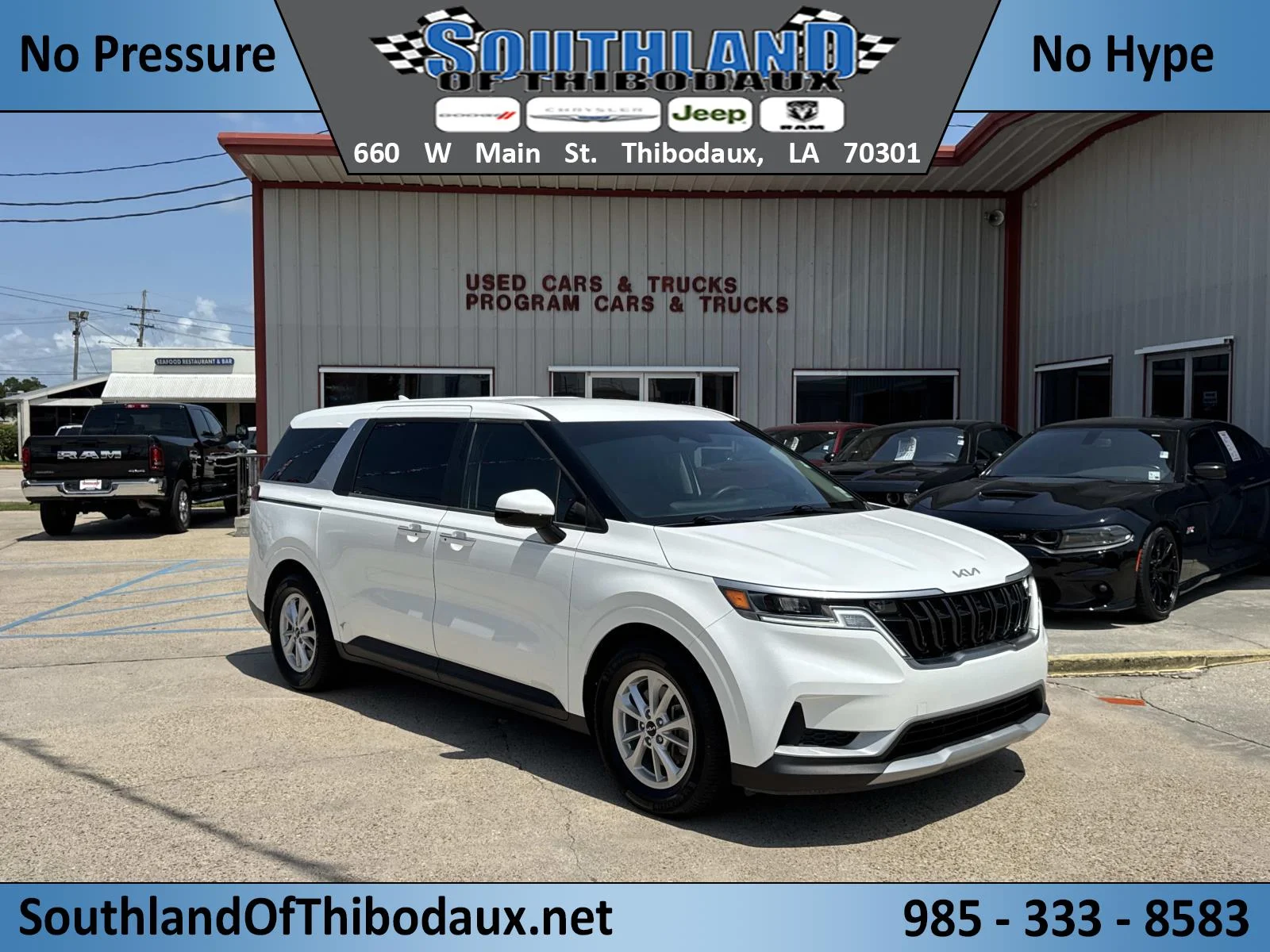 Used 2024 White Kia LX image 1
