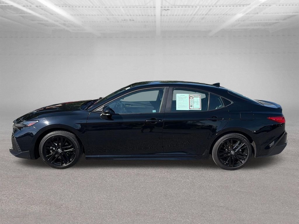 Used 2025 Midnight Black Metallic Toyota SE image 3