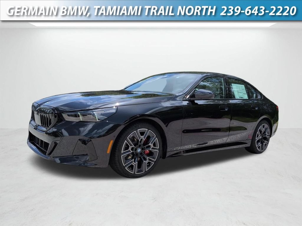 New 2027 Black Sapphire Metallic BMW 530i image 1