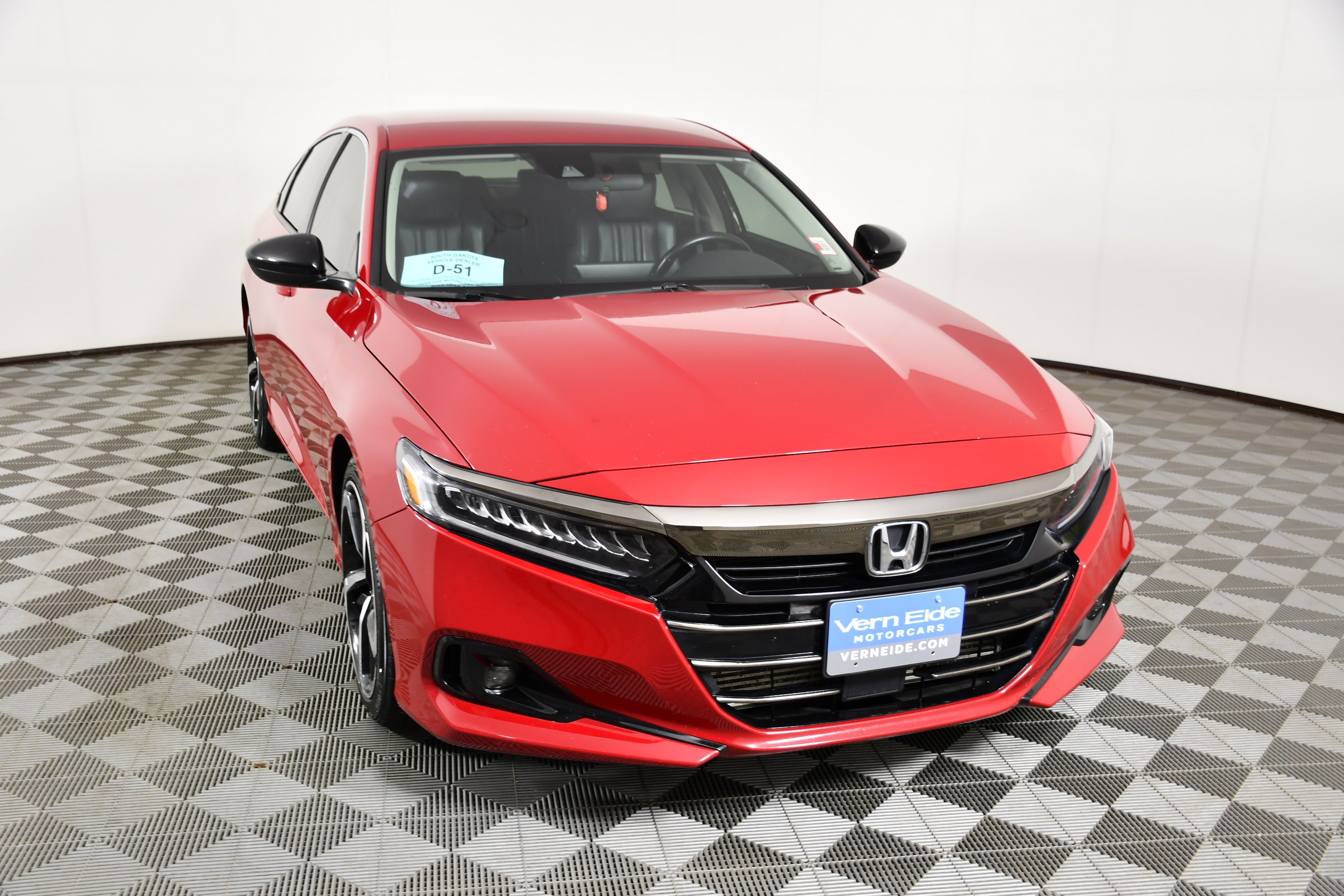 Certified Used 2022 San Marino Red Honda 1.5T SPORT SE image 3