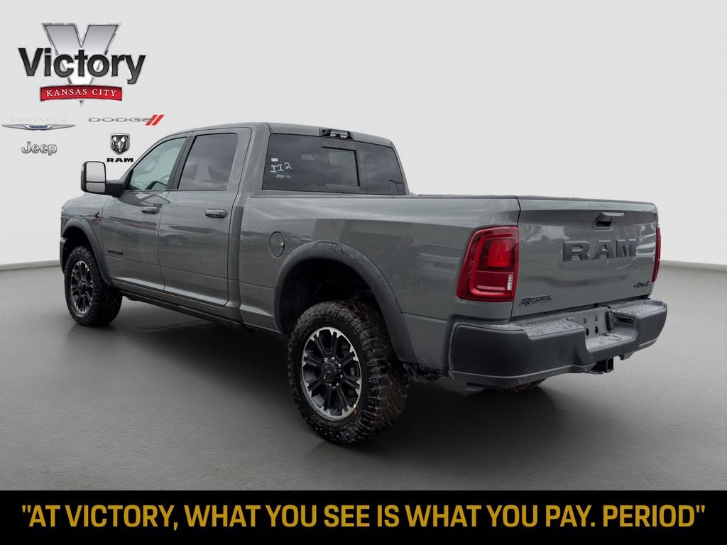 New 2026 Ceramic Gray Clear-Coat Exterior Paint RAM Rebel image 5