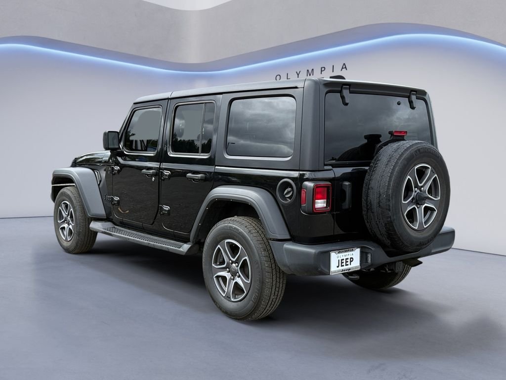 Used 2021 Black Jeep Unlimited Sport S image 3