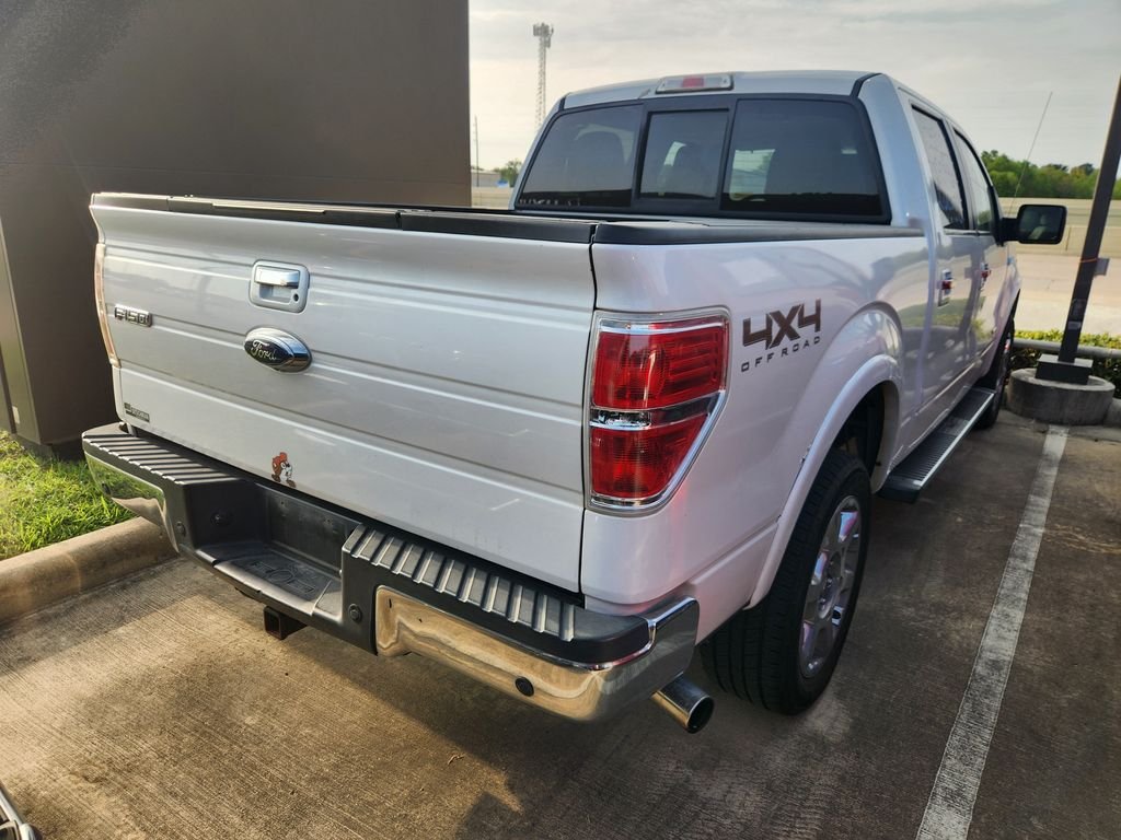 Used 2013 White Platinum Metallic Tri-Coat Ford Lariat image 6