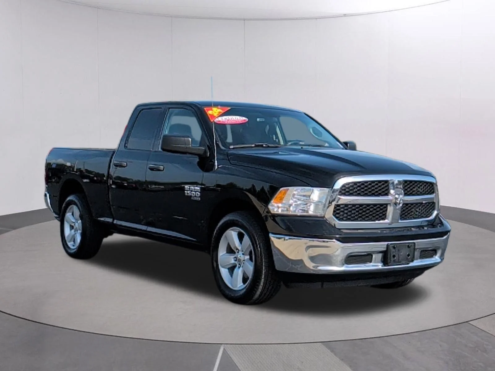 Used 2024 Diamond Black Crystal Pearlcoat Ram SLT image 6
