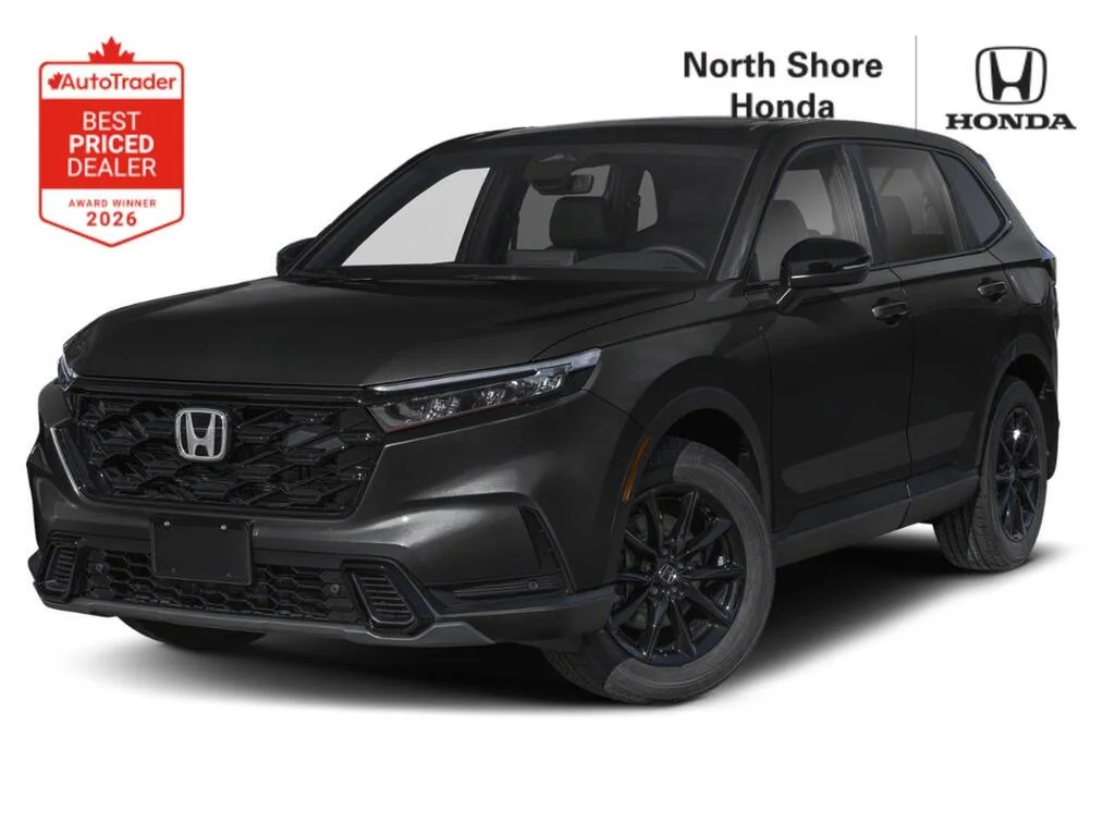 New 2026 Crystal Black Pearl Honda EX-L HYBRID Comfort and efficiency — beautifully c image 1