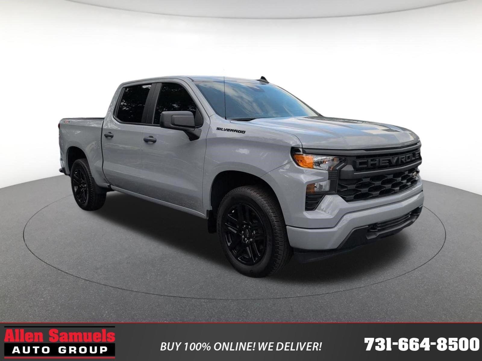Slate Gray Metallic 2024 Chevrolet Silverado 1500 Pickup Truck Four-Wheel Drive 